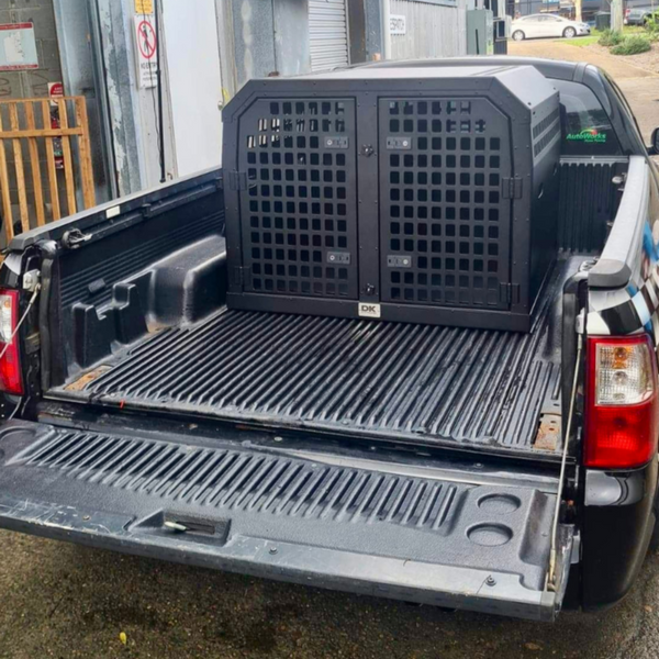 Ute Tray/Tub Double Bay Dog Crate