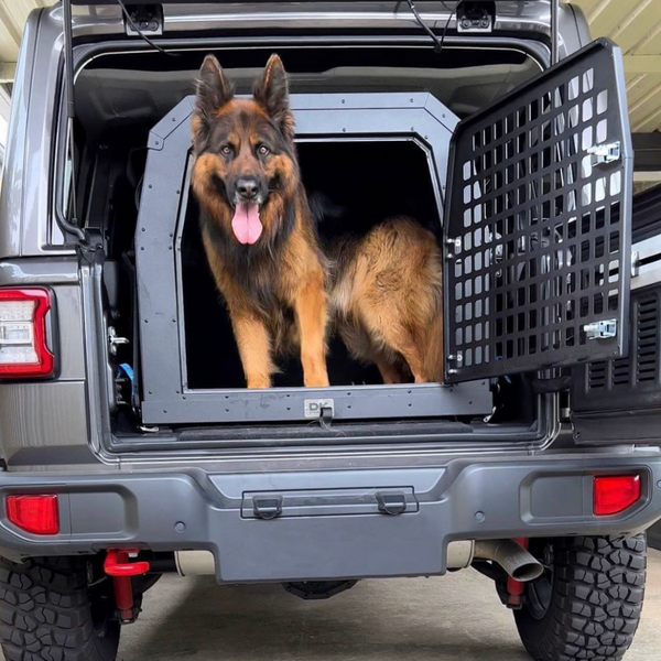 Jeep Wrangler JL Single Bay Dog Crate